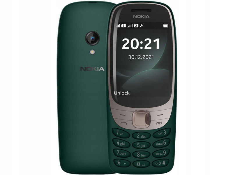 

Zielony Telefon Nokia 6310 Ds