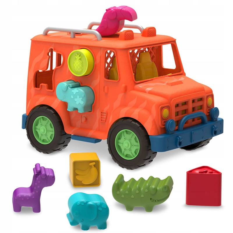 

Wonder Wheels Ciężarówka Safari sorter kształtów