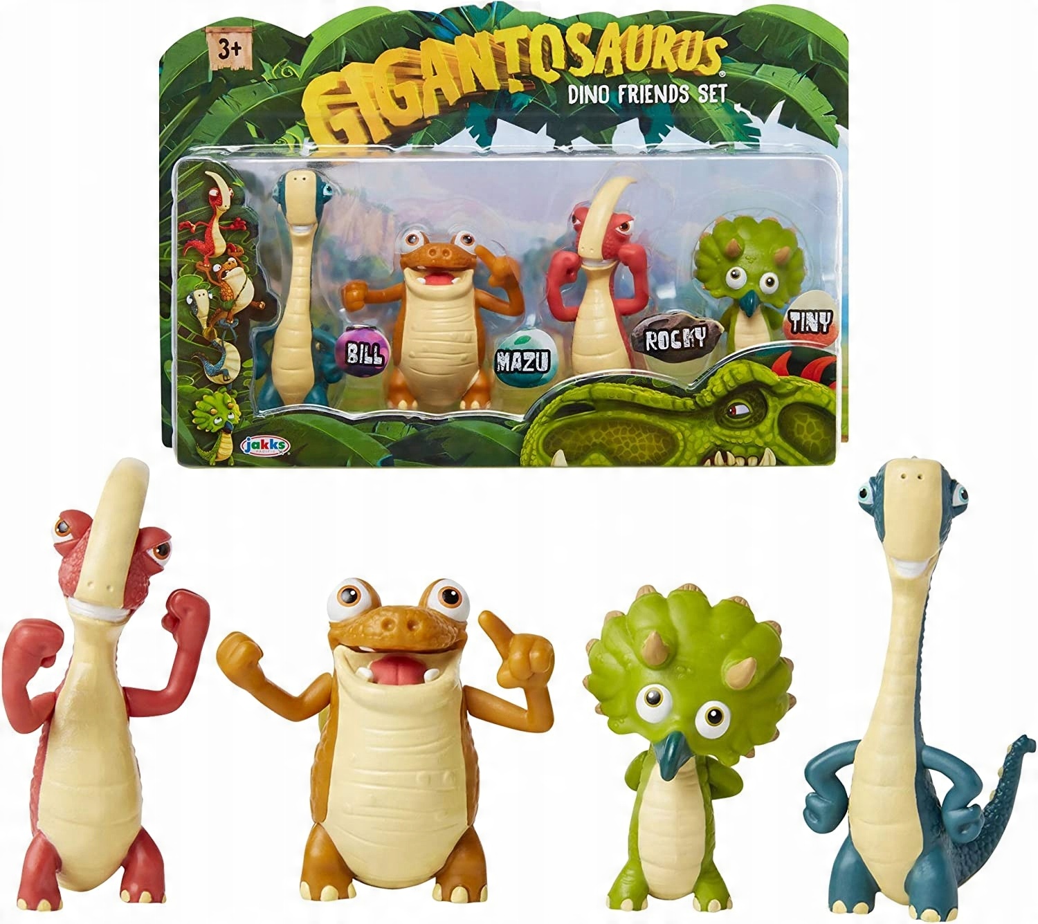 

Gigantosaurus Zestaw 4 Figurki Jakks Gigantozaur