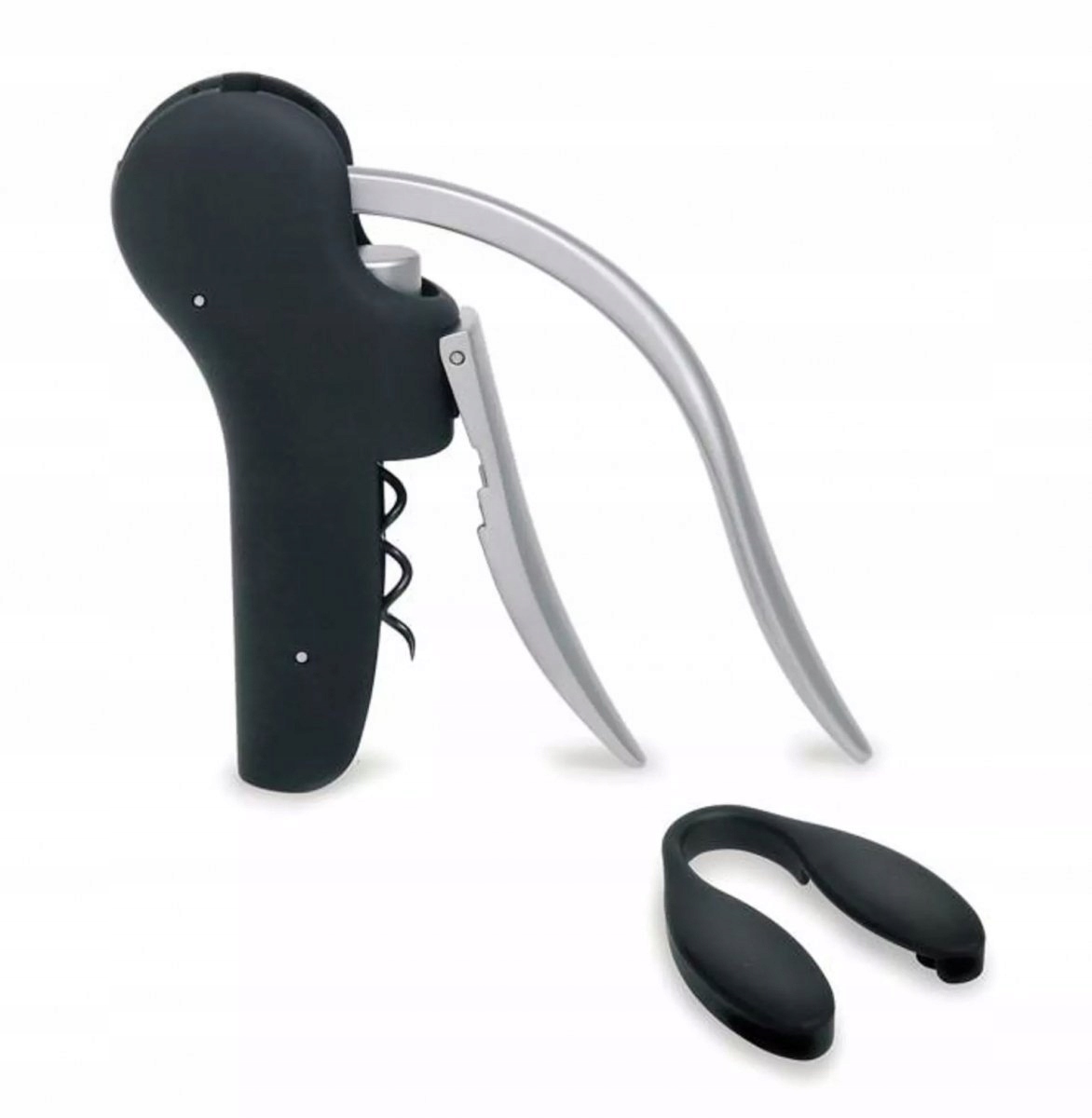 Blomus Leverman Pro Automatická vývrtka na víno páková černá