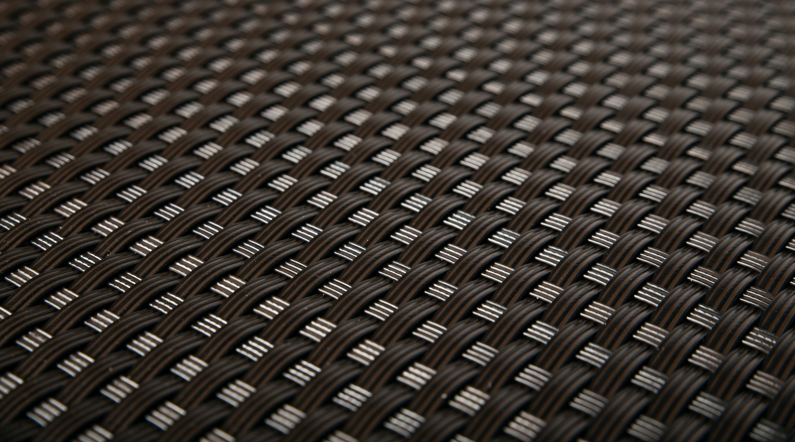 Balkonová rohož technorattan 300 x 90 cm, odolná, tmavě hnědá, RD02, kryt pásky