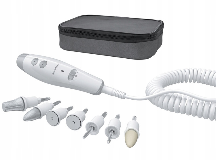 Silvercrest Bruska – sada na manikúru a pedikúru Smps 7 E1 7 nástavců