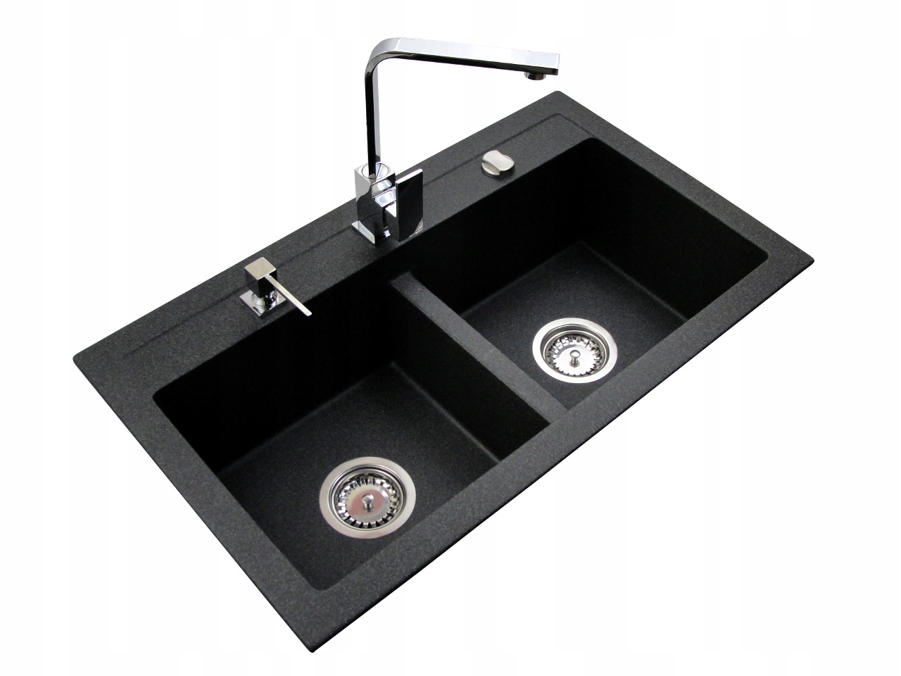 DOZOWNIK MOSIĘŻNY_GRANITOWY_DO ZLEWU/BLATU KWADRAT Linia arbo