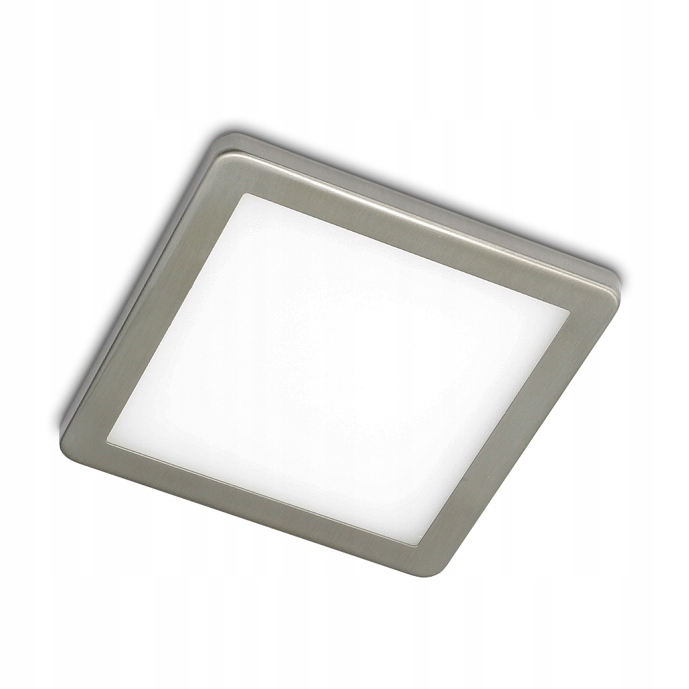 СВЕТОДИОДНАЯ ЛАМПА ПОД ШКАФОМ 3 ВТ INOX МАТОВАЯ СТАЛЬНАЯ МЕБЕЛЬНАЯ ЛЮВЕРСЫ СИЛЬНЫЙ СВЕТ