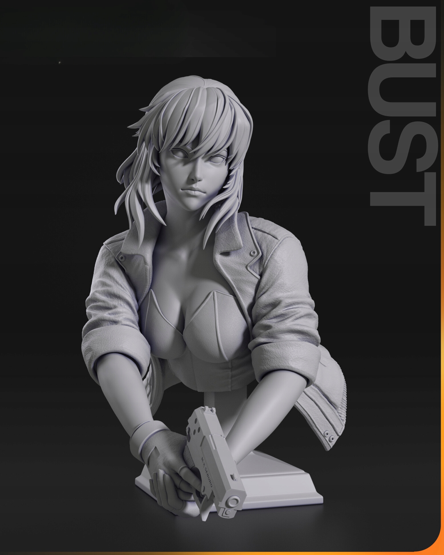 Busta Motoko Kusanagi z Ghost in the Shell