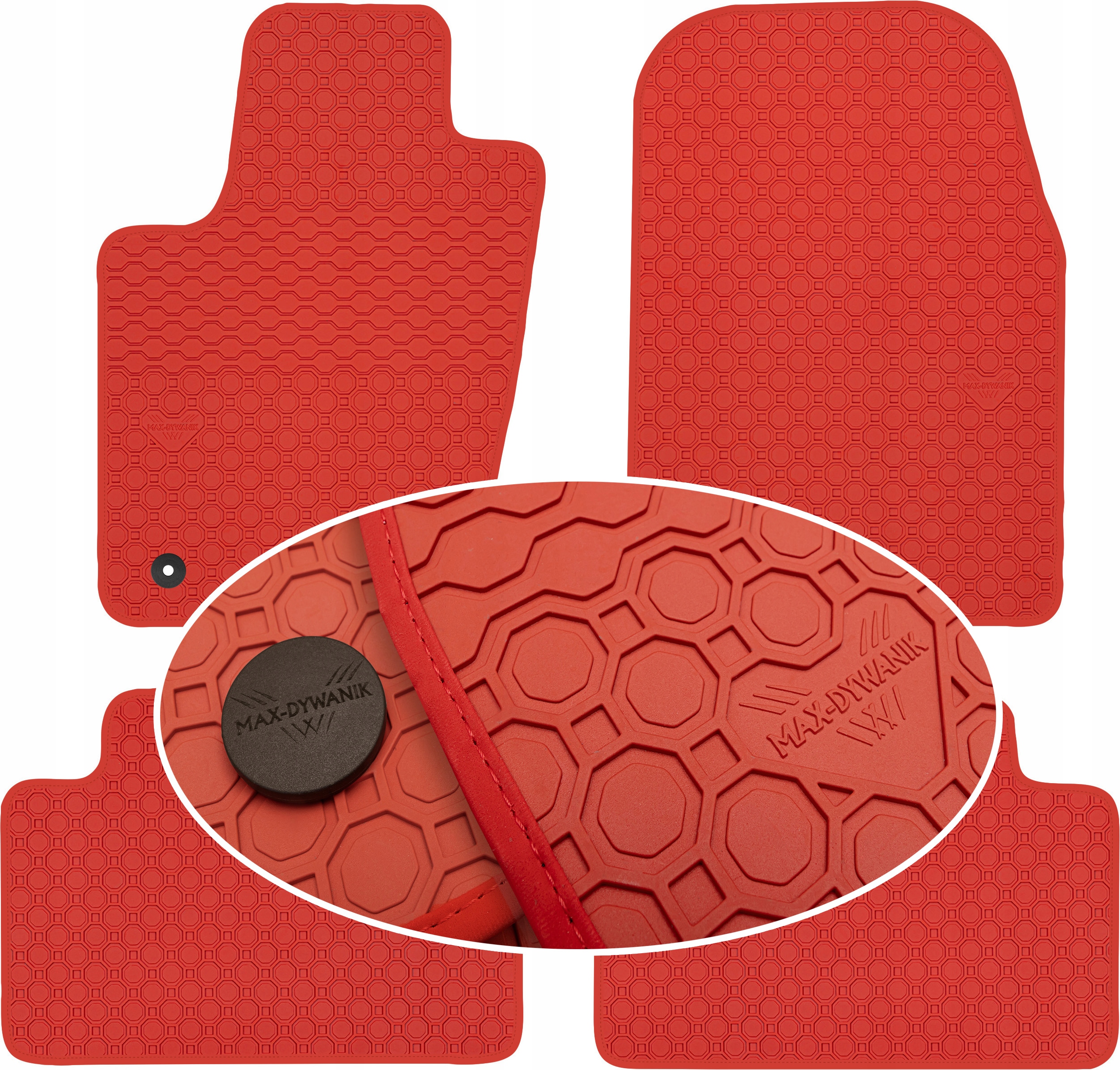 Jeep Grand Cherokee IV 11-13 Koberce Červené