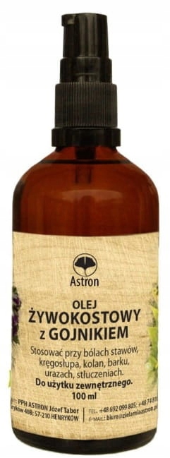 

Olej Żywokostowy Z Gojnikiem Żywokost Gojnik 100ml
