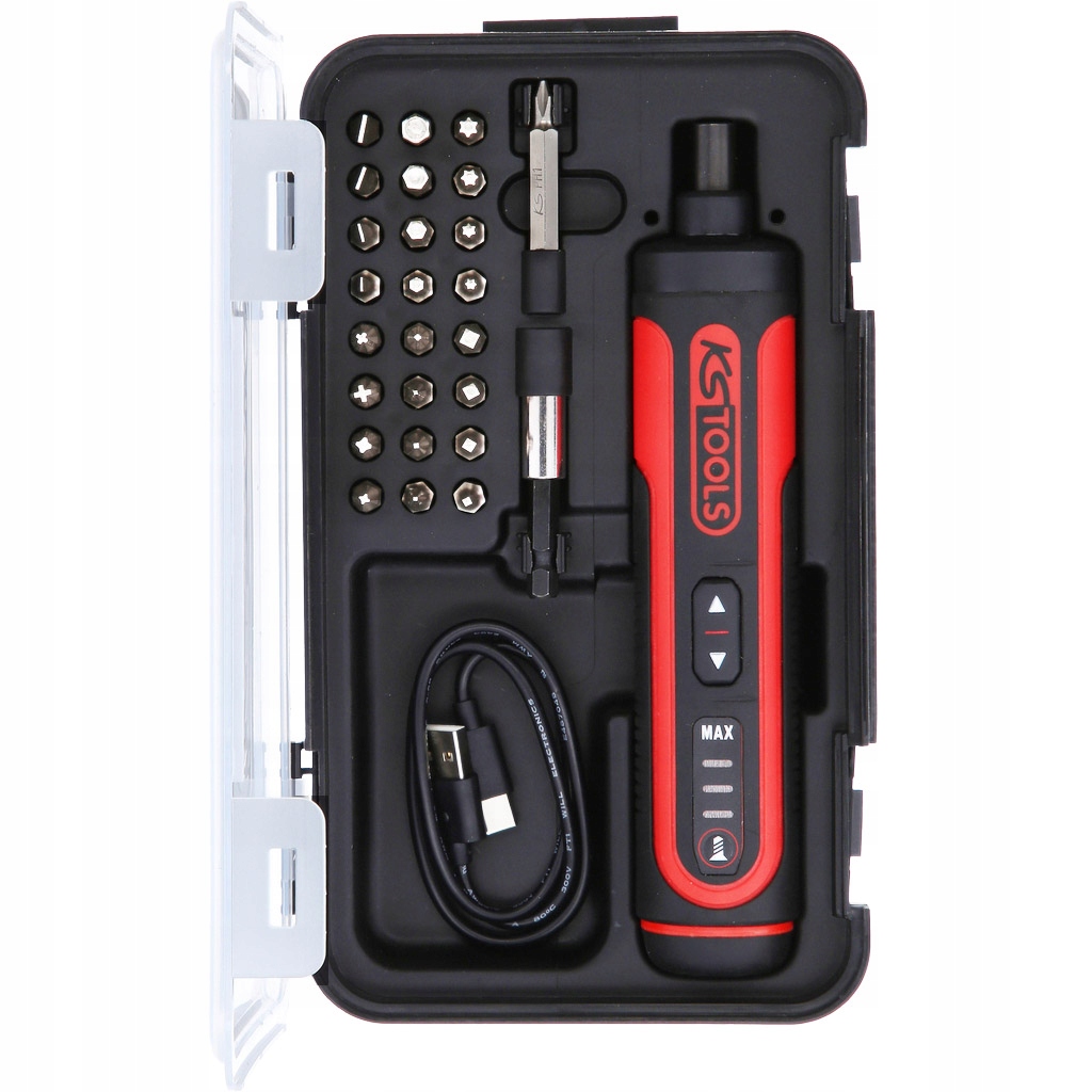 KS Tools Wkrętak Akumulatorowy Zestaw Bitów 27szt.