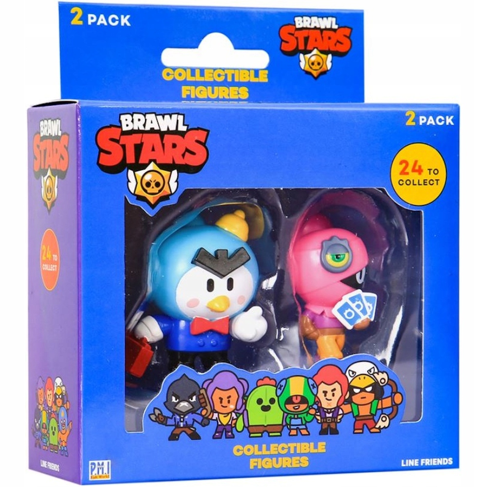 BRAWL STARS ZESTAW 12 FIGUREK 4,5 CM Płeć chłopcy dziewczynki