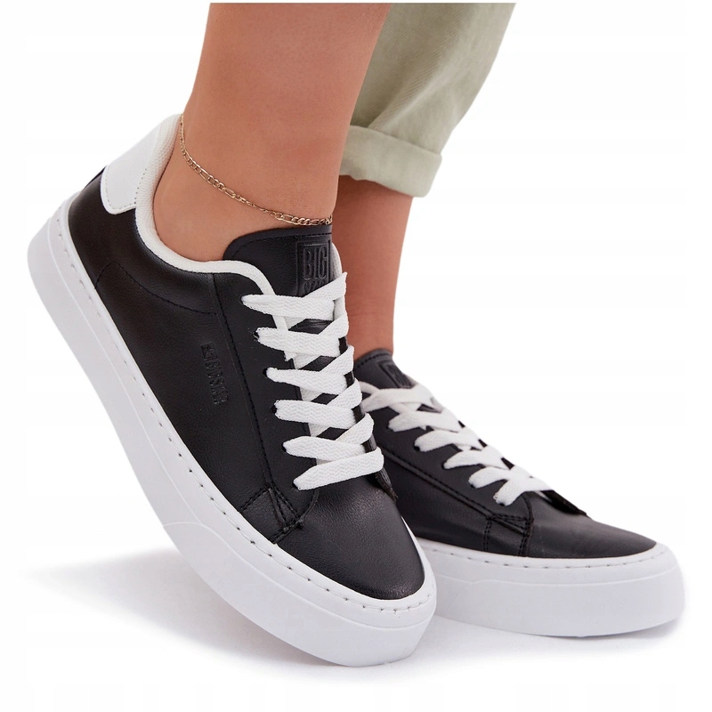 Tenisky Dámské Sportovní Boty Big Star Pohodlné Hi-poly Systém Černé 36