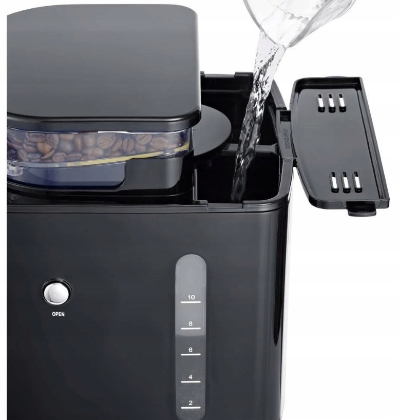 EKSPRES DO KAWY PRZELEWOWY Z MŁYNKIEM BARISTA DZBANEK TERMOS METALOWY Moc 900 W