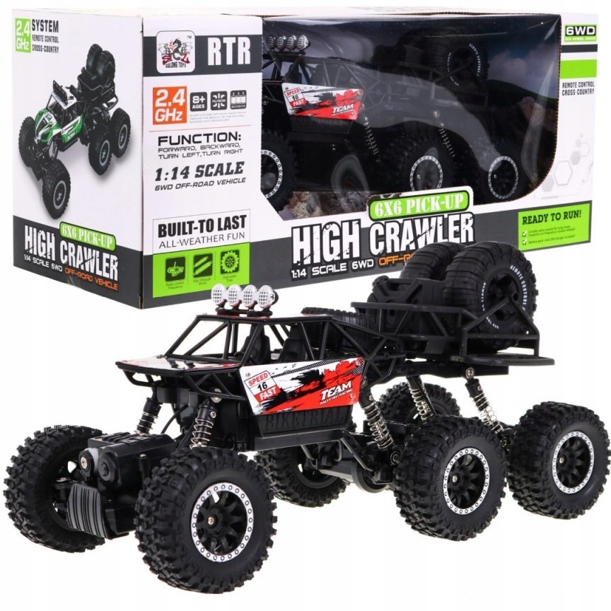 

Auto Samochód Zdalnie Sterowany Crawler 6X6 R/c Sl