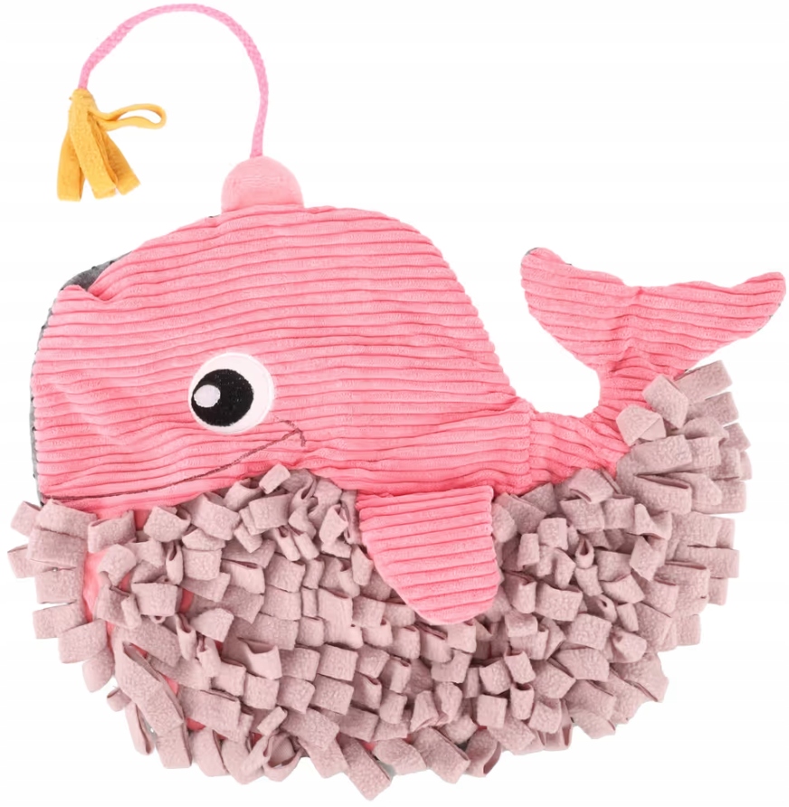 Levně Čichová podložka pro štěně Velryba Flamingo Puppy Whale 38 cm