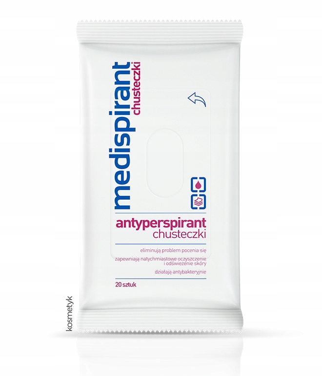 

Medispirant Antyperspirant Chusteczki 20 sztuk