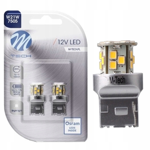 Żarówka T20 W21W Osram Led 21xSMD 2835 Retrofit 7505 Biała