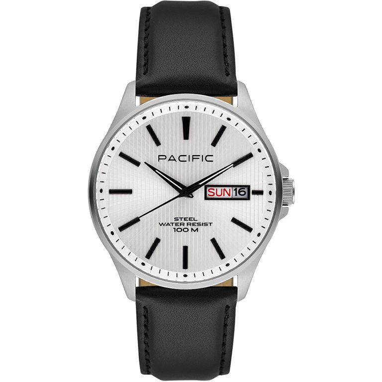 Pacific SMA-1075D-01 elegantní pánské hodinky s polskou datumovkou