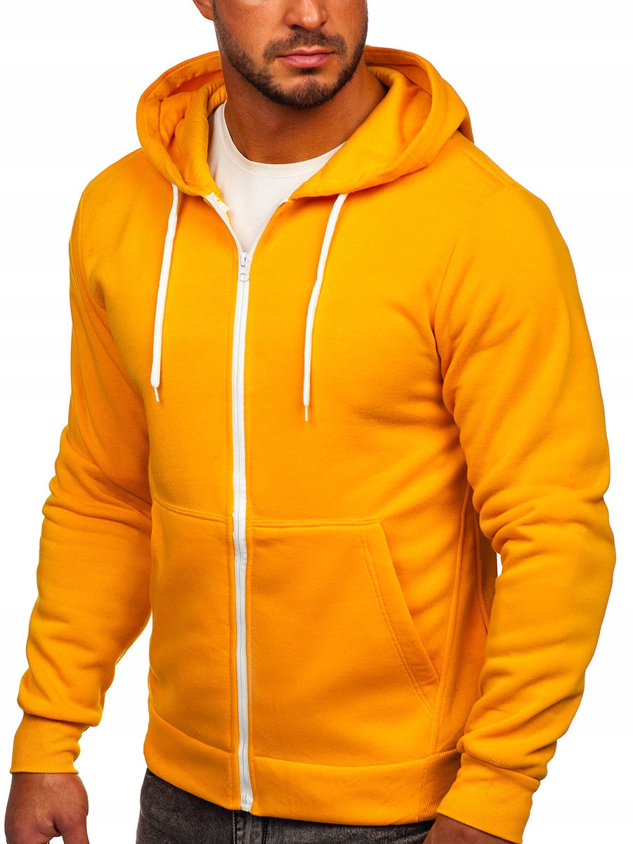 

Bluza Rozpinana Z Kapturem Żółta 2161 Denley_m
