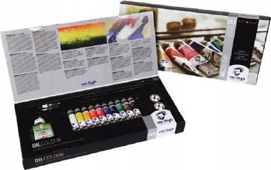 Olejové barvy 10x20ml +příslušenství van Gogh