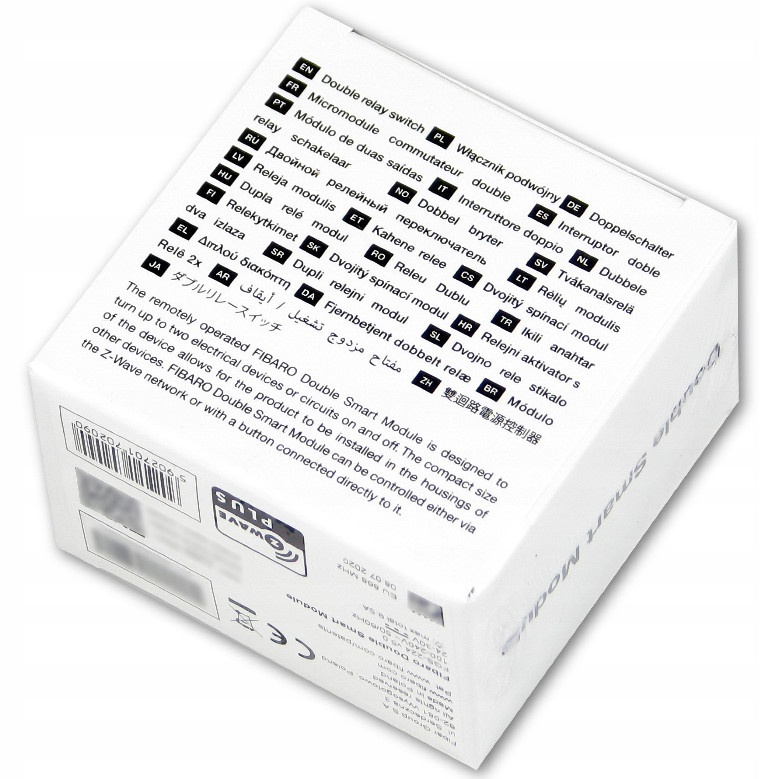 Fibaro Double Smart Module FGS-224 Z-Wave Plus FV Zasilanie sieciowe