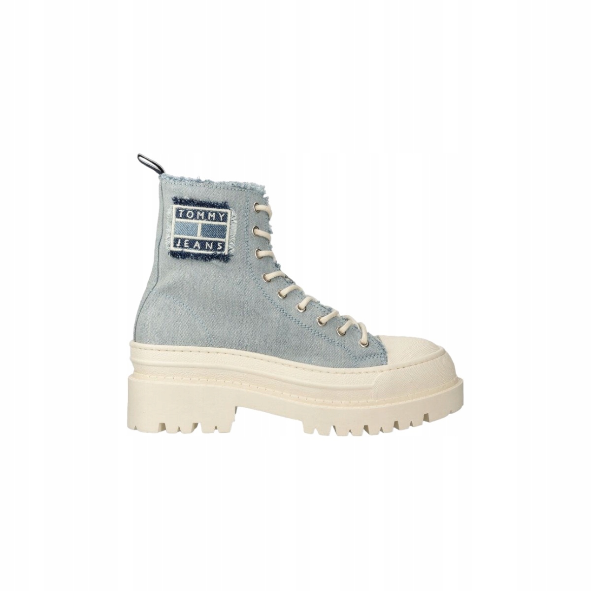 Tommy Hilfiger Dámské Boty Tjw Foxing Denim Boot Džínové vel.