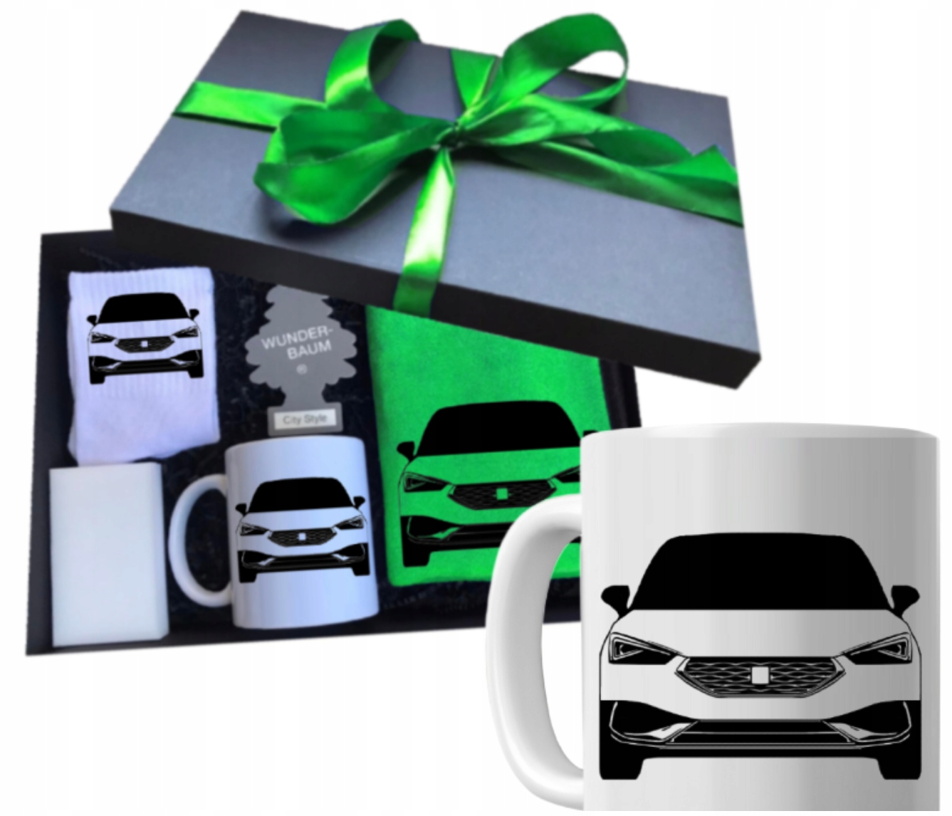 Dárek Sada hrnků k narozeninám, jmeninám pro Otce, Tátu pro řidiče Seat