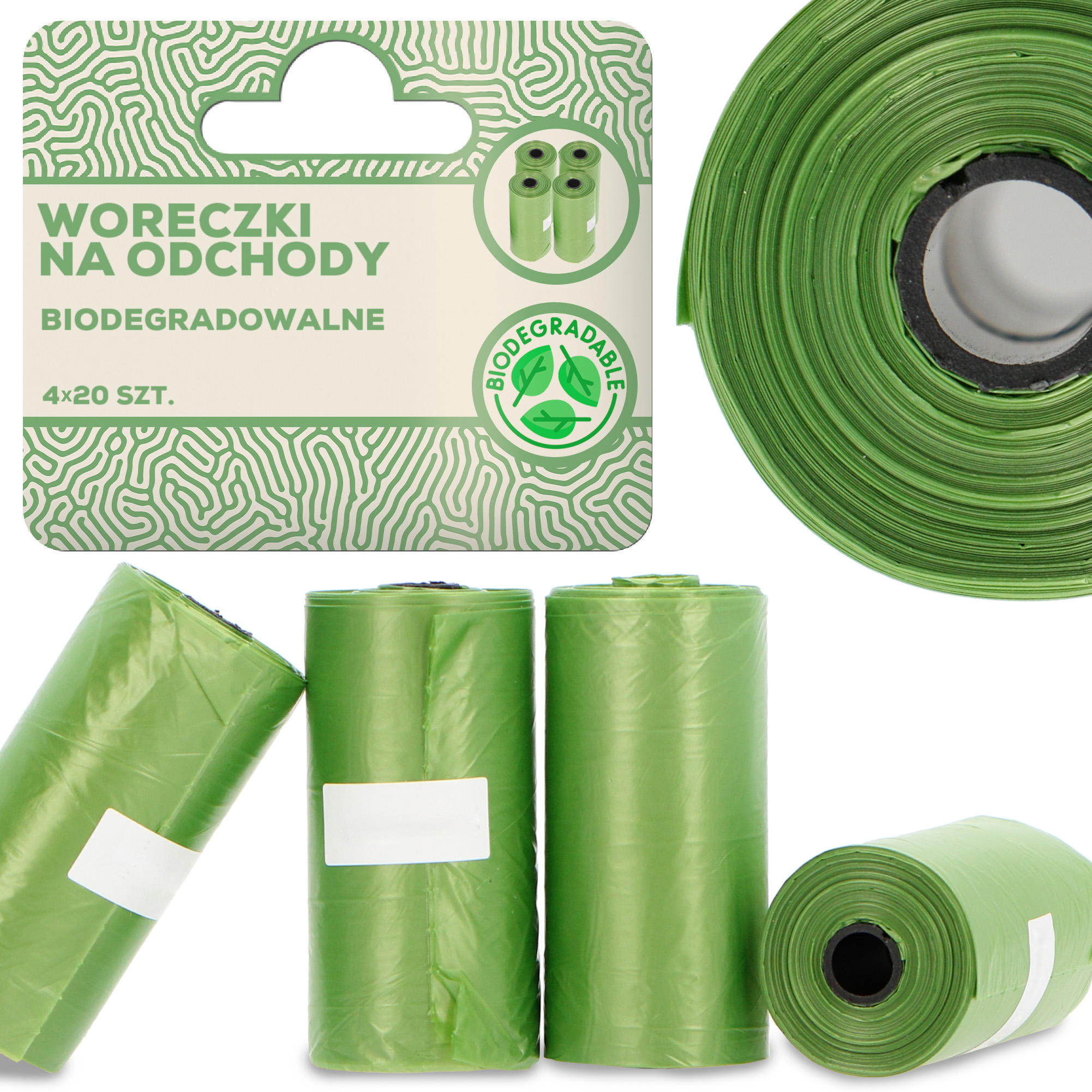 

Woreczki Worki Ekologiczne Psie Odchody Kupy 80szt