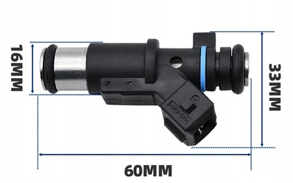 WTRYSKIWACZ PEUGEOT 206 307 PARTNER CITROEN C2 C3 BERLINGO 1.4 8V PSA SAGEM Numer katalogowy części 01F002A
