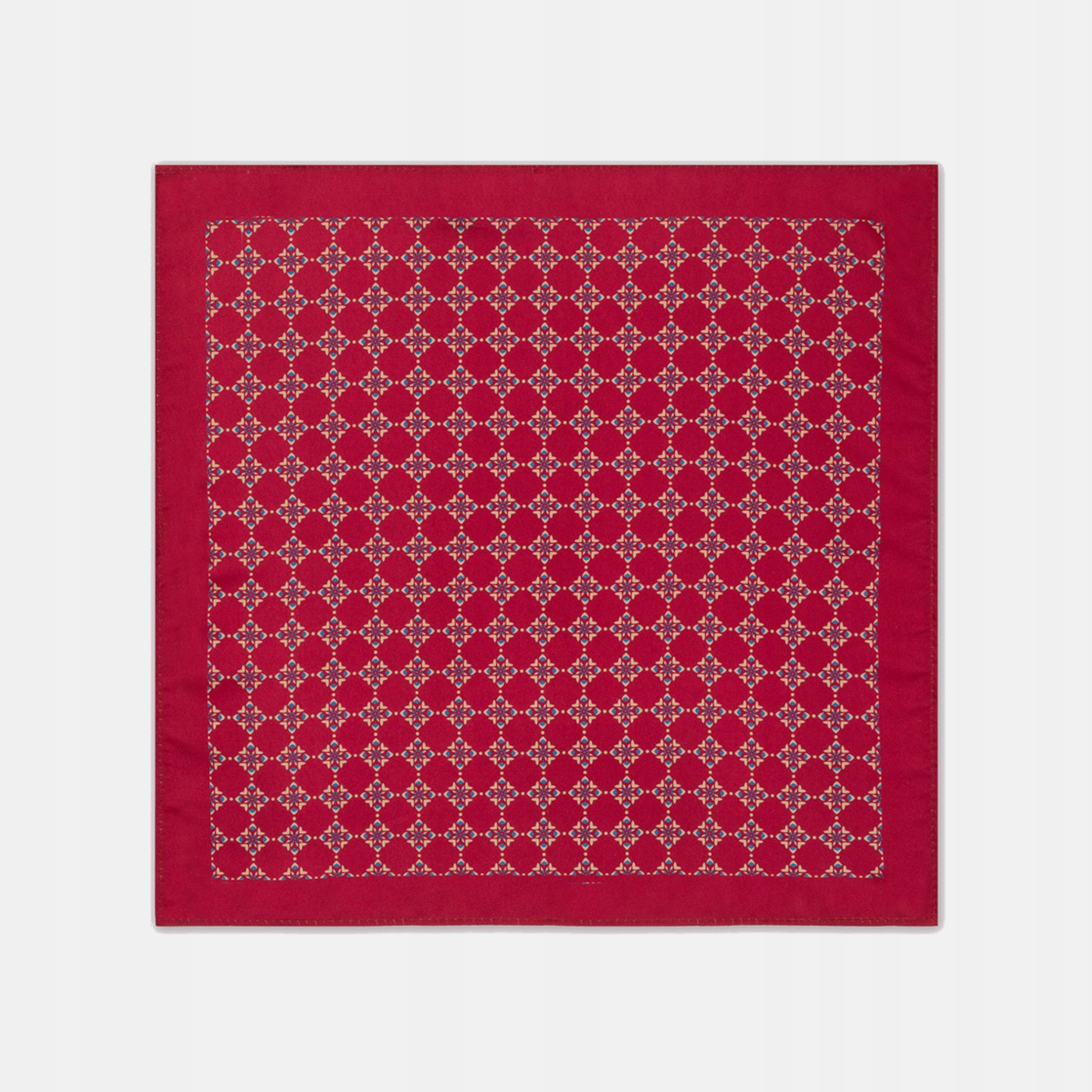 Bordowa wzorzysta poszetka PAKO LORENTE