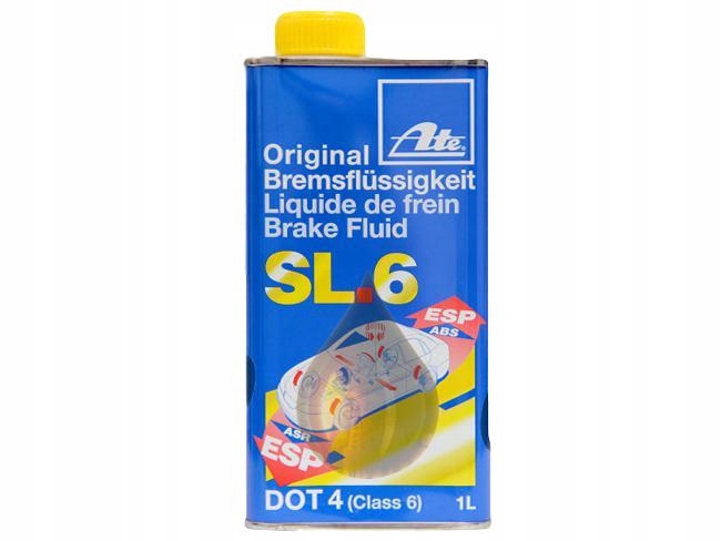 ATE SL6 DOT4 1L DSC ESP PŁYN HAMULCOWY