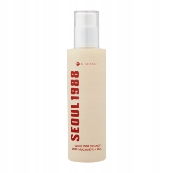 K-secret Seoul 1988 Essence: Snail Mucin 97% Rice Zklidňující esence 100 ml