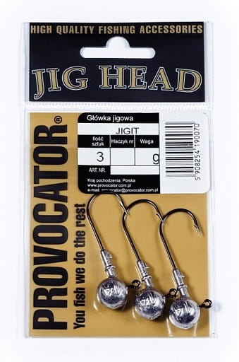 

Provocator Jigit główki jigowe r.2/0 5g 3szt.