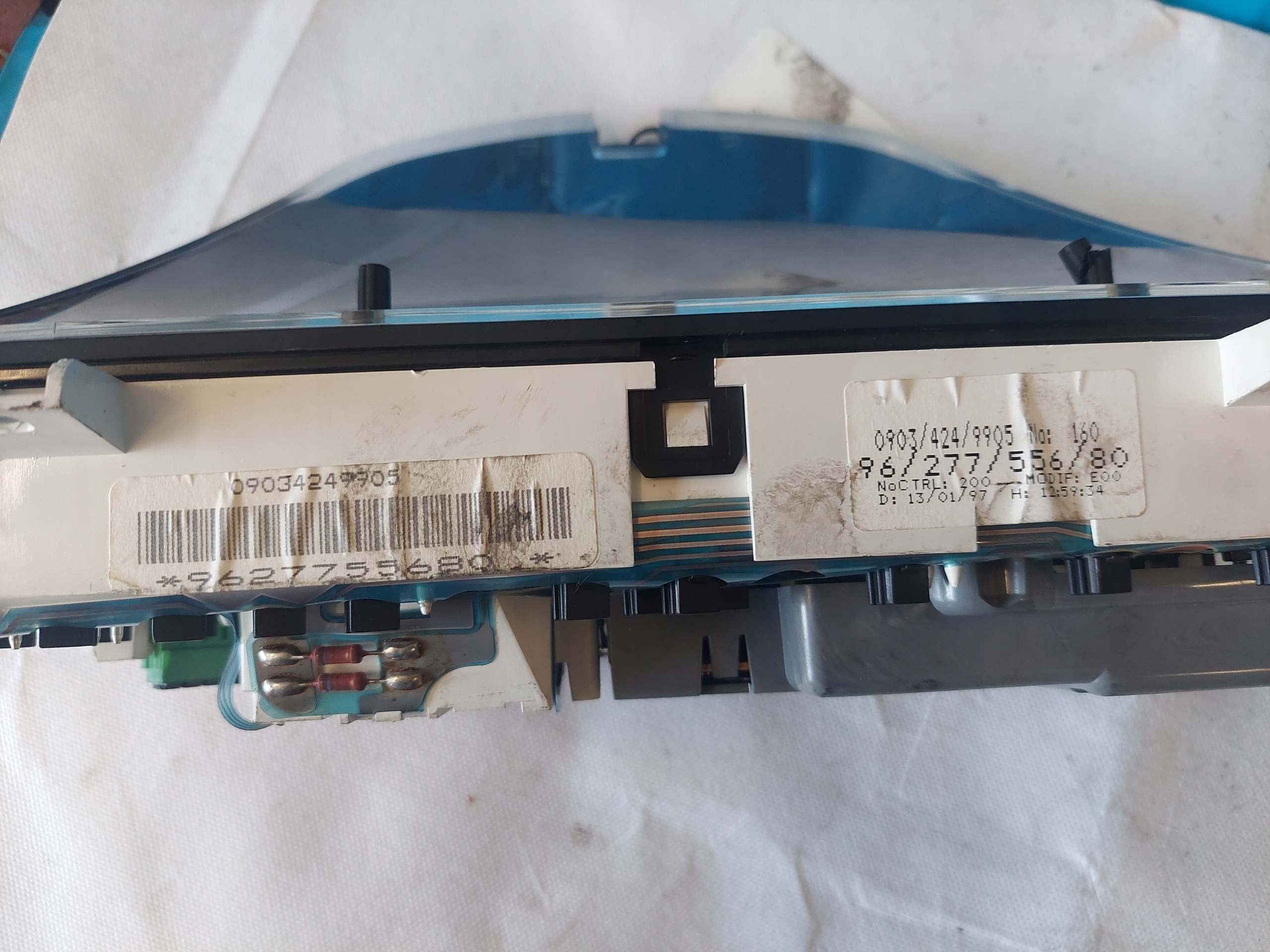 dials clock PEUGEOT 106 1.4 B 9627755680