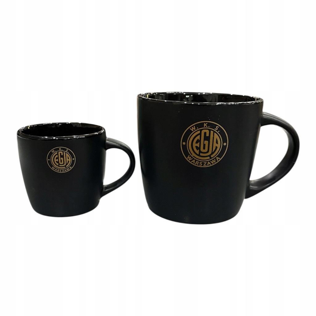 Zestaw kubków , mniejszy do espresso i większy obydwa Legia Warszawa