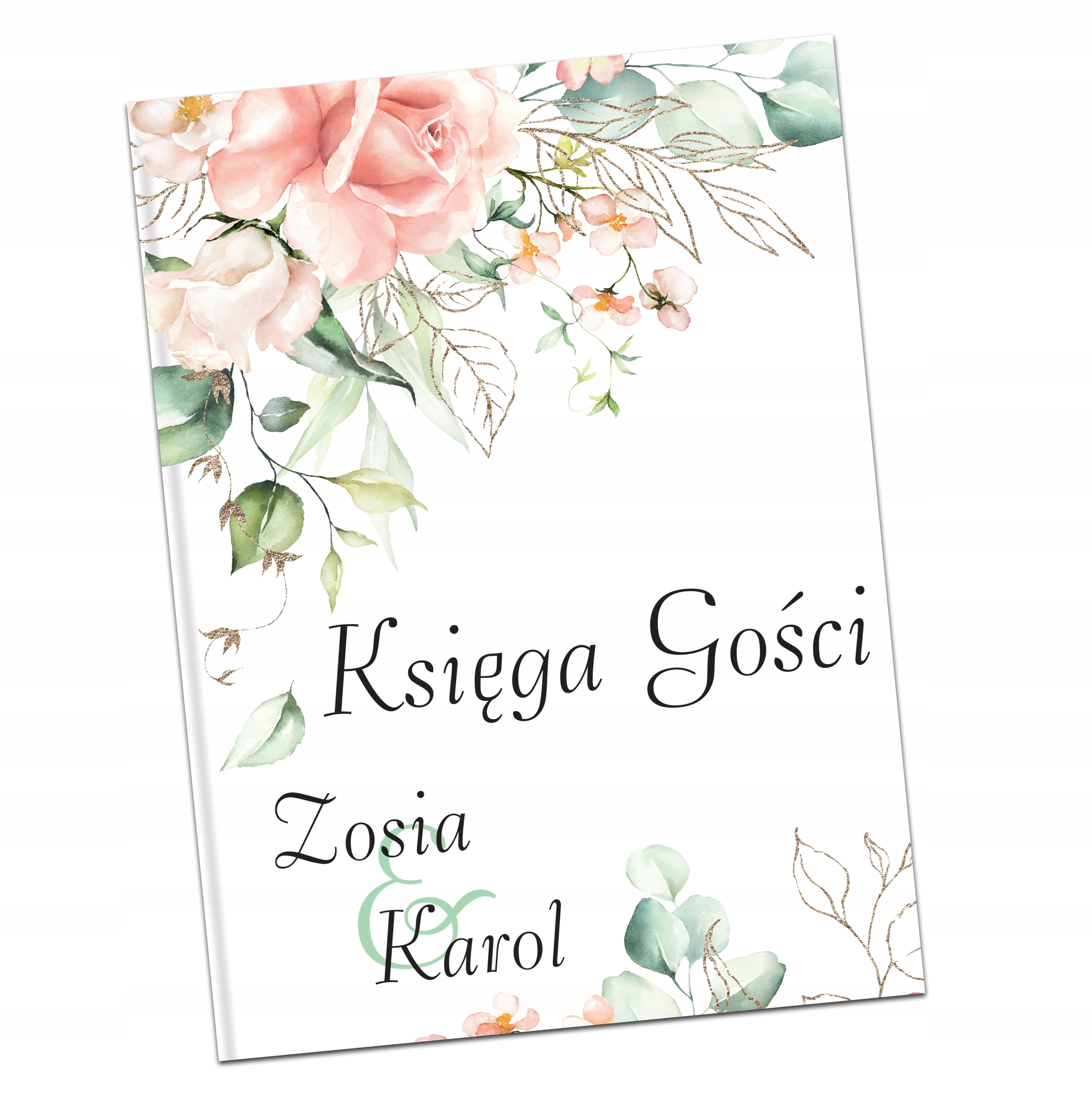 KSIĘGA GOŚCI WESELNYCH PERSONALIZOWANA A4 100STR