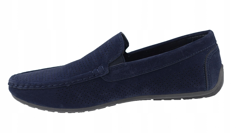 MOKASYNY AŻUROWE MĘSKIE LETNIE PRZEWIEWNE PANTOFLE Rozmiar 41