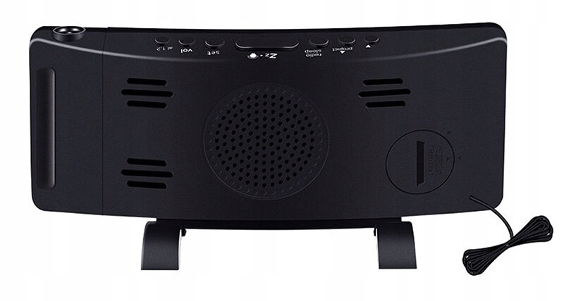 Zegarek Budzik Radio Projektor XONIX 3 Kolory LCD Tarcza cyfrowa