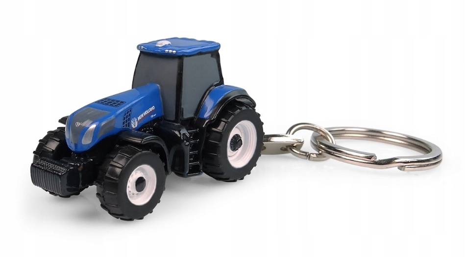 Brelok Breloczek do Kluczy Ciągnik New Holland Metalowy dla Rolnika