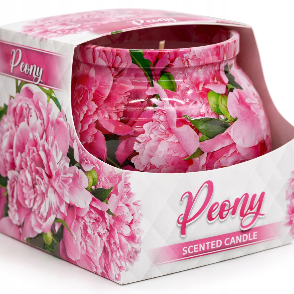Świeca zapachowa parafinowa Miral 80 g PEONY Piwonia
