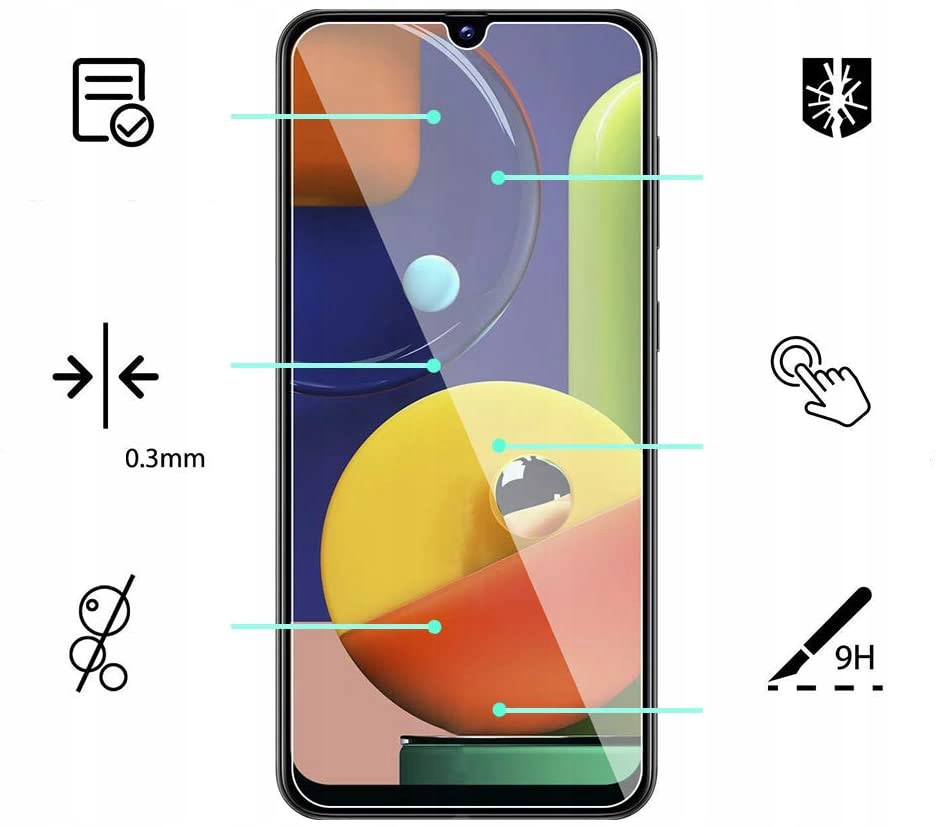 Szkło płaskie do Samsung Galaxy M21 / M30s Producent Braders