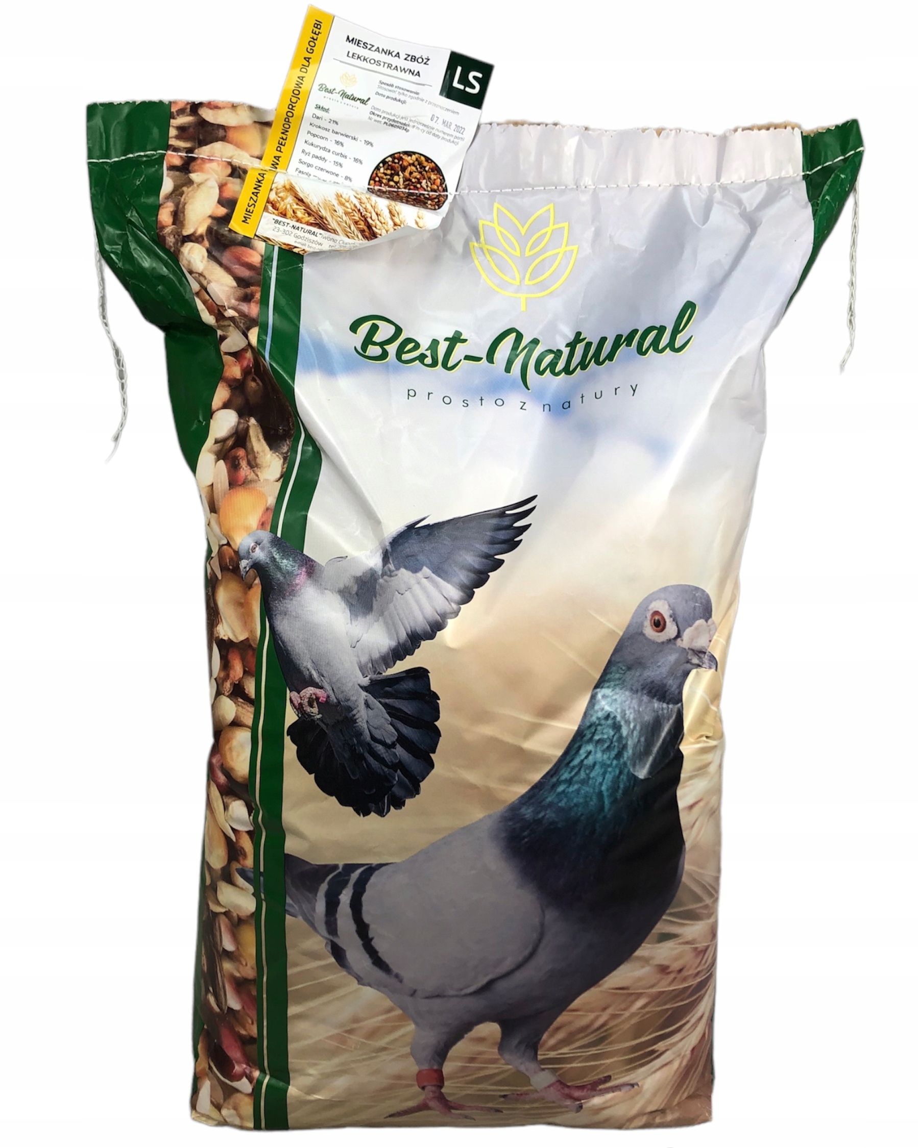 Karma pasza dla gołębi lekkostrawna LS 20kg