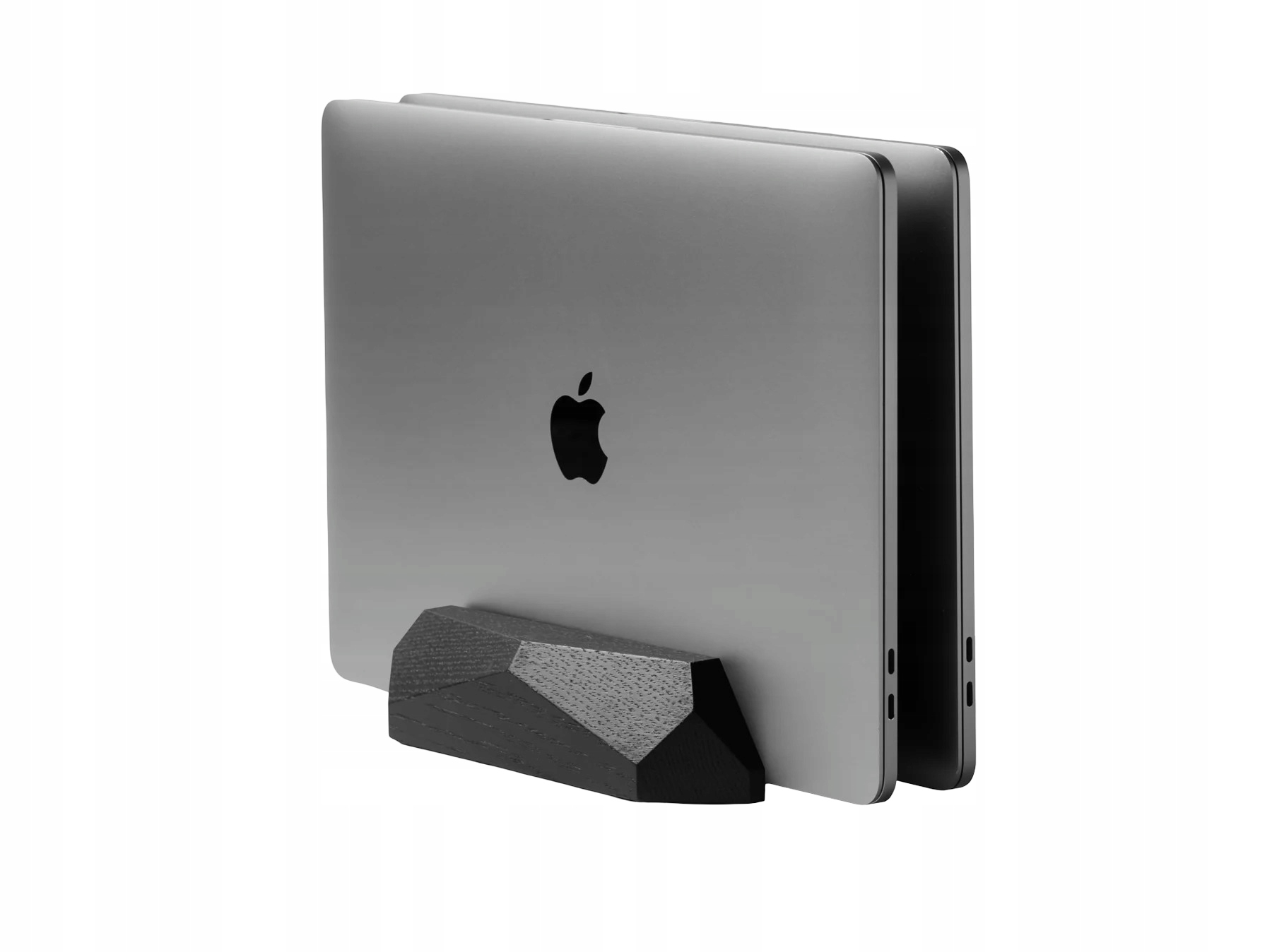 Podstavec pod notebook/macBook Drevený čierny Oakywood Laptop Dual Stand