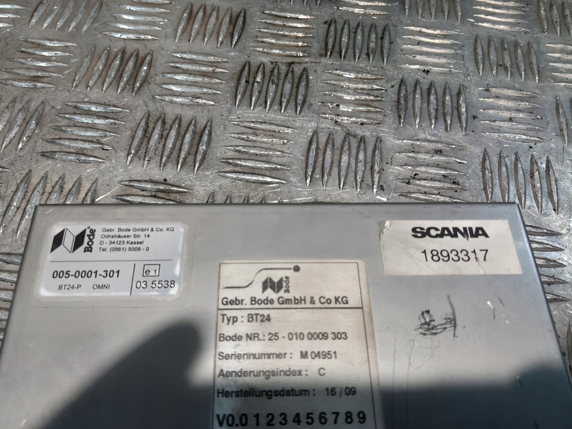 modul Bedienteil SCANIA BT24 1893317