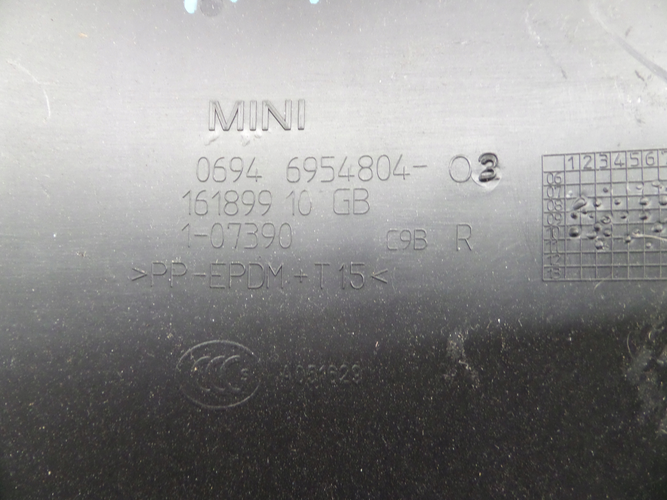 Blende Abdeckung SLUPKA rechts MINI R55 6954804