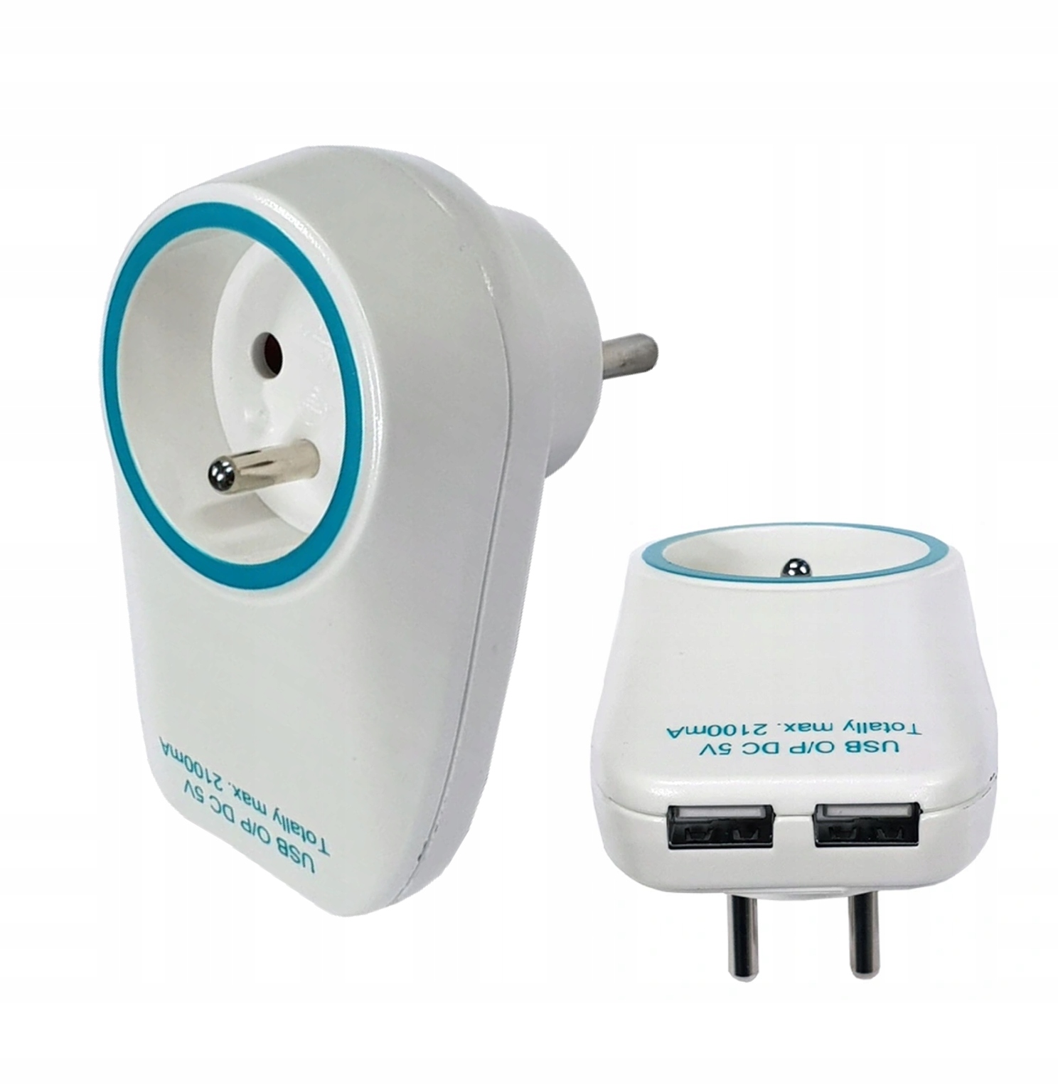 Ładowarka sieciowa zasilacz 2x USB 2,1A 5V