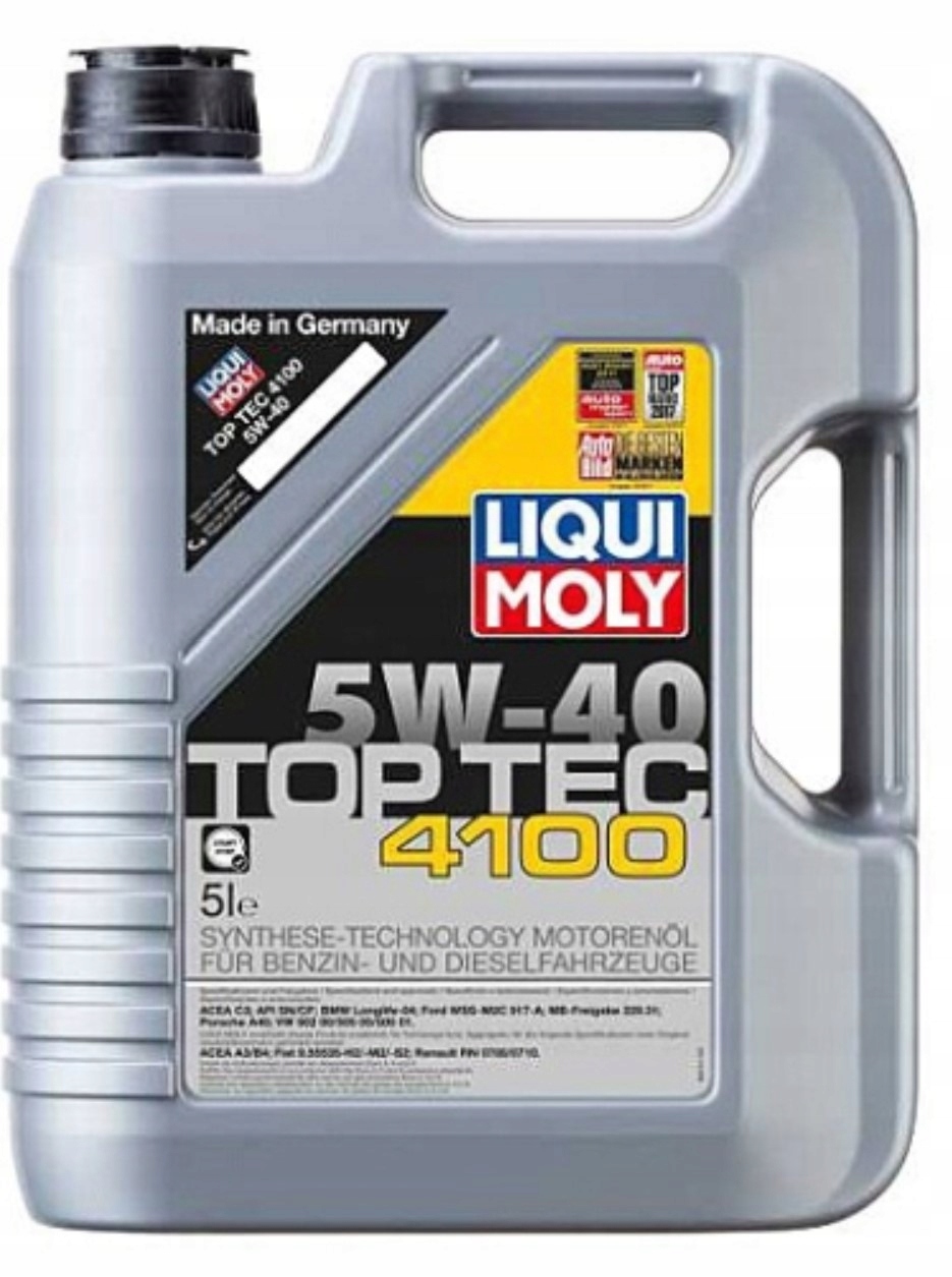 Motorový olej Liqui Moly Top Tec 4100 5W-40 5L