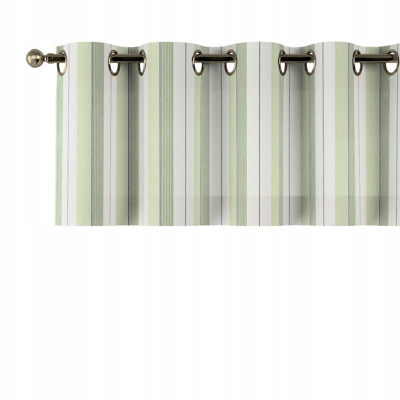 Lambrequin na kolieskach 260 x 40 cm biely