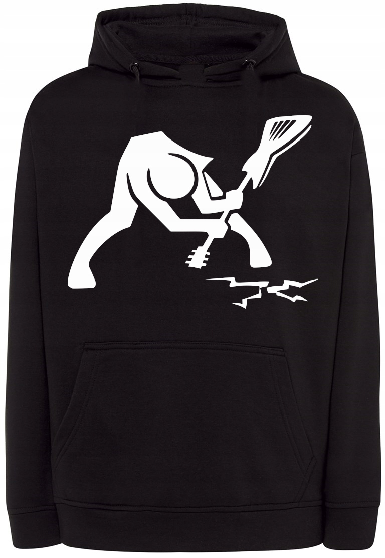 Mikina s pěkným potiskem Hudba Koncert Kytara vel. 3XL