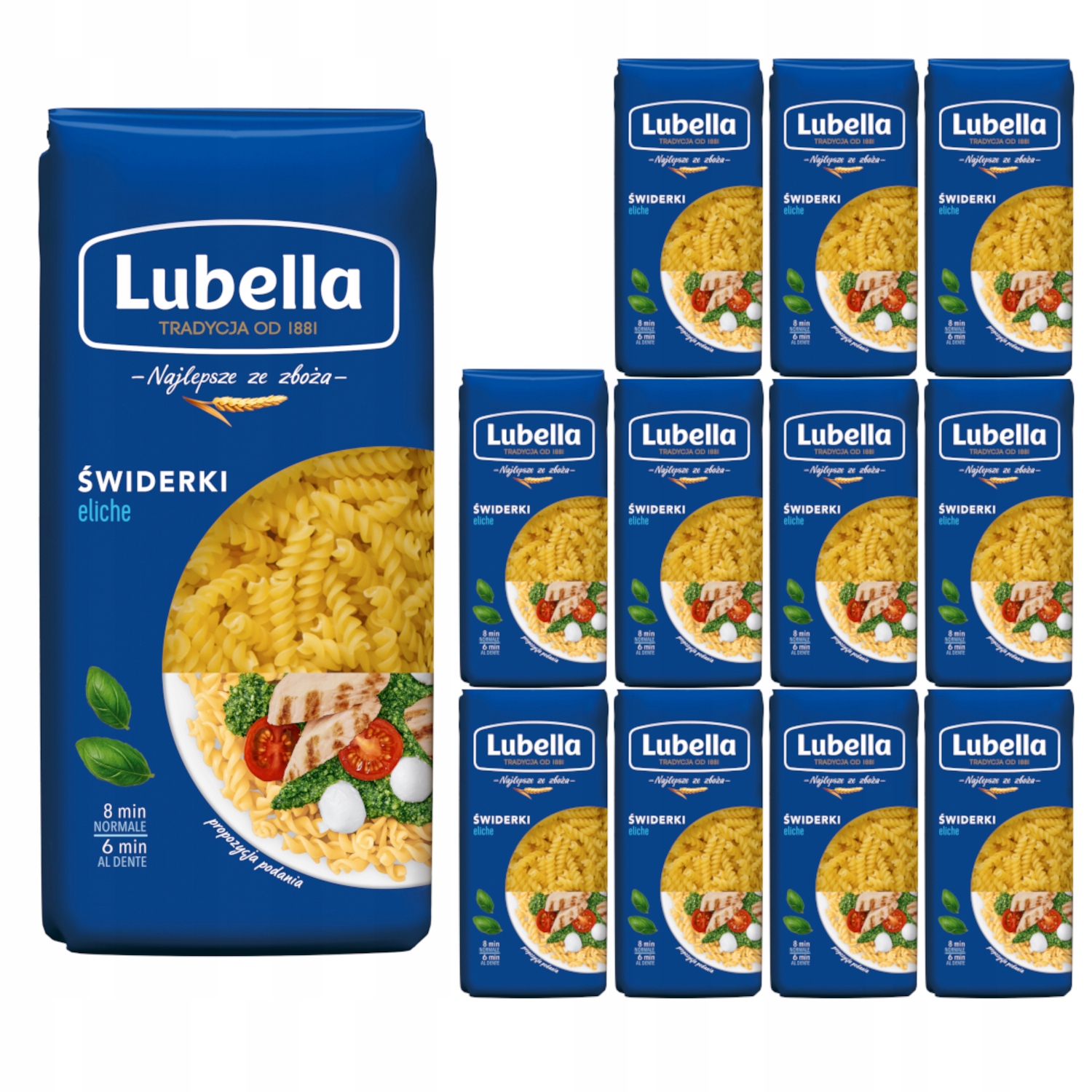 Makaron Lubella Classic Świdry Fusilli 12x400 g