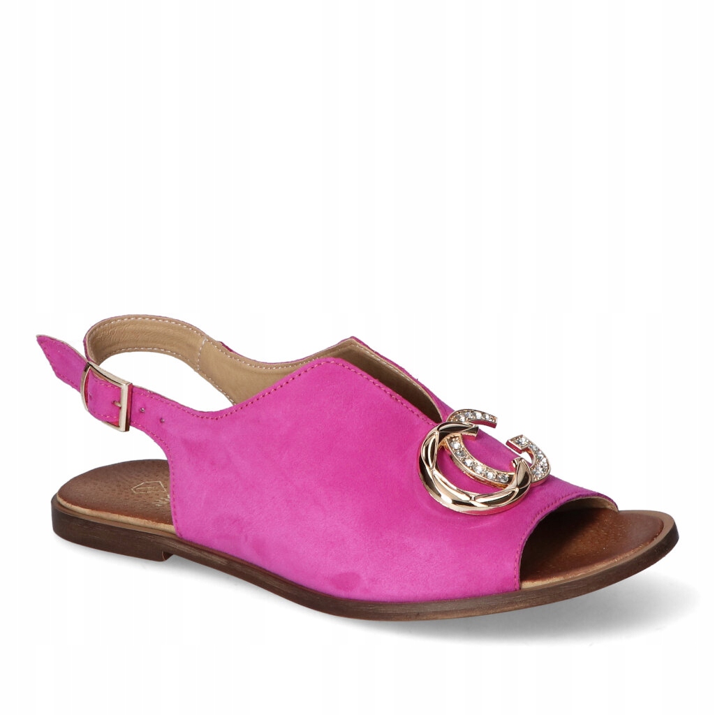 Sandály Nicole 2815/067 Fuchsia semiš 39