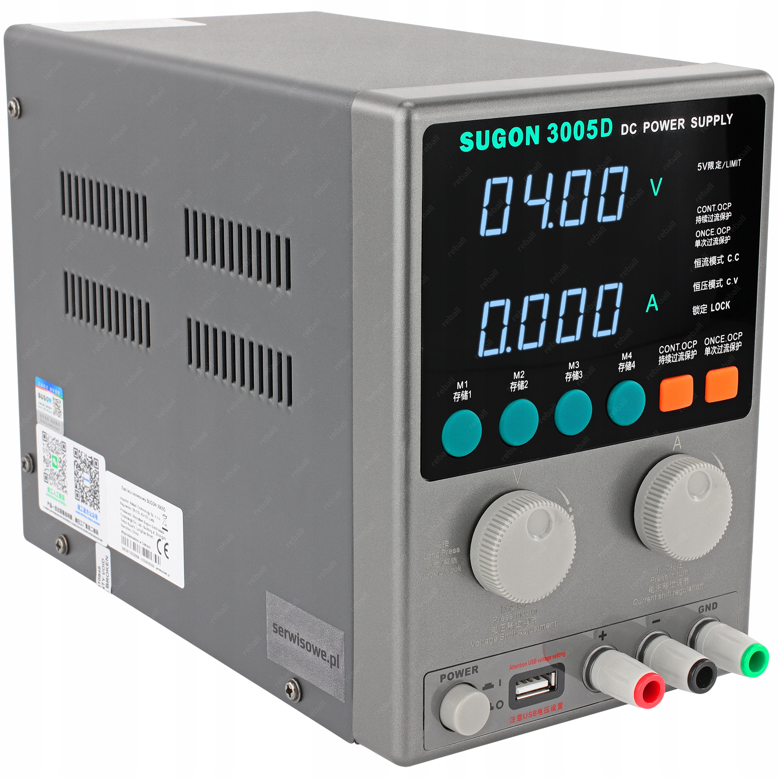 Servisní Laboratorní Napájecí Zdroj S Přesným Nastavitelným Sugonem 3005D 30V 5A